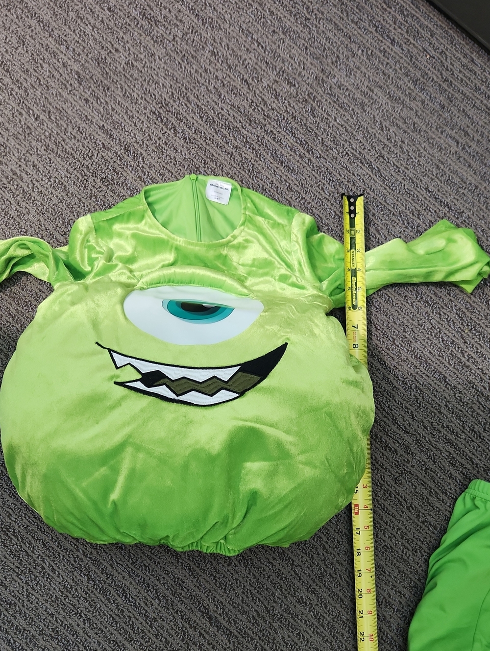Spirit Halloween Monsters Inc Mike Wazowski Costume Toddler 5T-6T - Picture 9 of 16